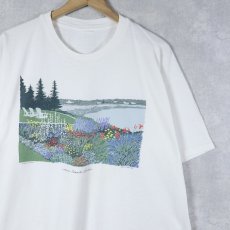画像1: 90's LIBERTY GRAPHICS "Anne Kilham" アートプリントTシャツ (1)