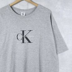画像1: 90's Calvin Klein Jeans USA製 ロゴプリントTシャツ XL (1)