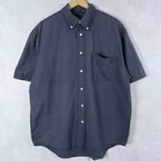 画像1: GAP リネン×コットンボタンダウンシャツ M (1)