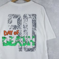 画像2: 90's Dominic Marino USA製 "DAY OF DEATH" アートプリントTシャツ XL (2)