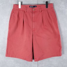 画像1: POLO Ralph Lauren "TYLER SHORT" 2タックコットンショーツ W30 (1)