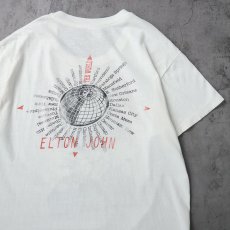 画像2: 80's ELTON JOHN USA製 "THE WORLD 1989-1990" ミュージシャンツアーTシャツ L (2)