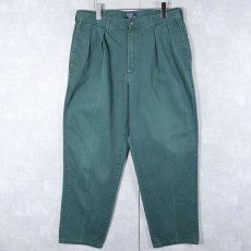 画像1: 90's POLO Ralph Lauren USA製 2タックチノトラウザーズ W34 (1)