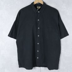 画像1: Original Au Coton CANADA製 コットンシャツ BLACK (1)