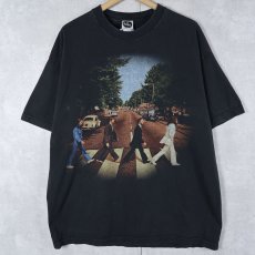 画像1: 1999 THE BEATLES "ABBEY ROAD" ロックバンドアルバムTシャツ BLACK XL (1)