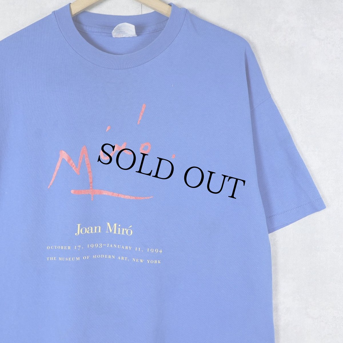 画像1: 90's Joan Miro USA製 画家プリントTシャツ XL (1)