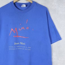 画像1: 90's Joan Miro USA製 画家プリントTシャツ XL (1)