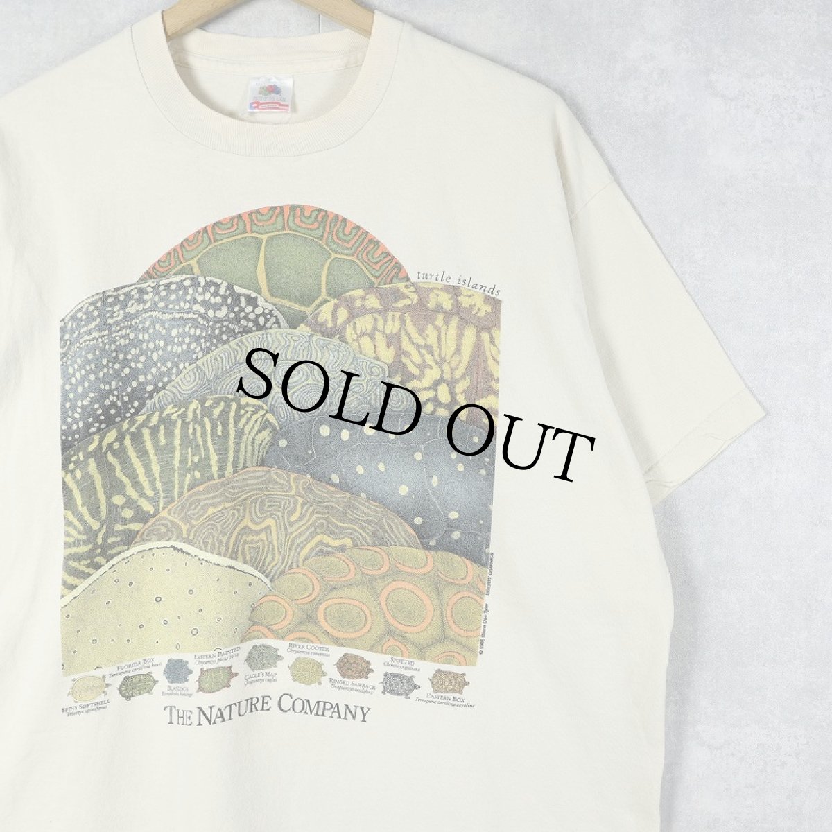 画像1: 90's LIBERTY GRAPHICS USA製 "Dianna Dee Tyler" カメイラストプリントTシャツ XL (1)