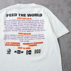 画像2: 80's USA製 "LIVE AID" チャリティーコンサートTシャツ XL (2)