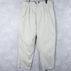 画像1: 90's POLO Ralph Lauren USA製 2タックチノトラウザーズ W35 (1)