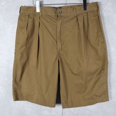 画像1: 90's POLO Ralph Lauren 2タックコットンショーツ W35 (1)