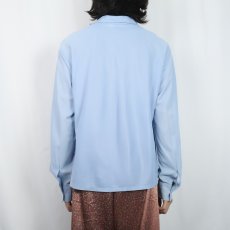 画像3: 60's Pennleigh オープンカラーシャツ M (3)