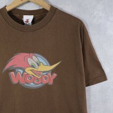 画像1: WOODY WOODPECKER キャラクタープリントTシャツ M (1)