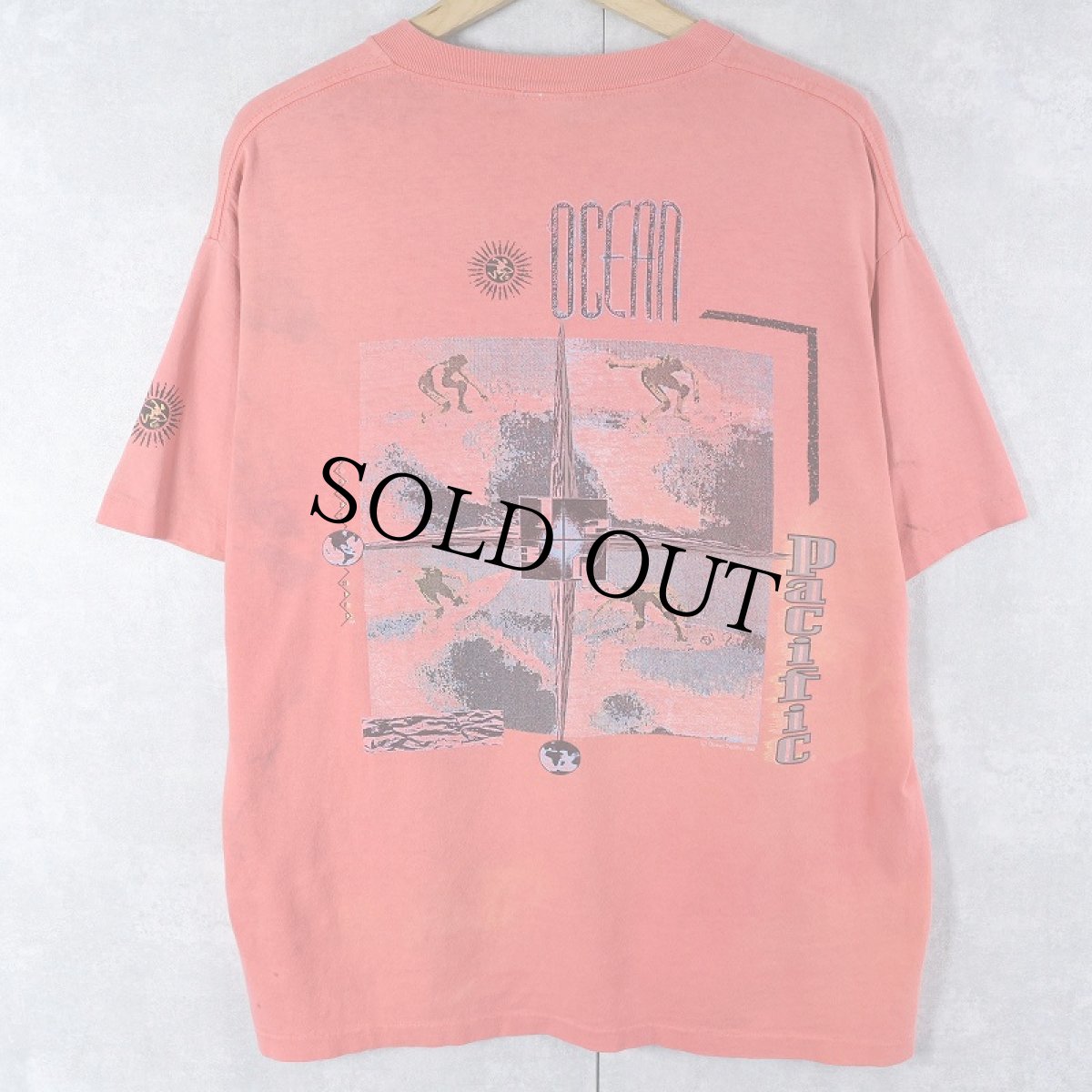 画像1: 90's Ocean Pacific プリントTシャツ L (1)