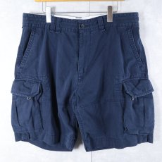 画像1: POLO Ralph Lauren コットンカーゴショーツ NAVY W38 (1)