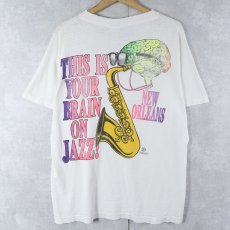 画像1: 90's Brain Waves サーフブランド プリントTシャツ XL (1)
