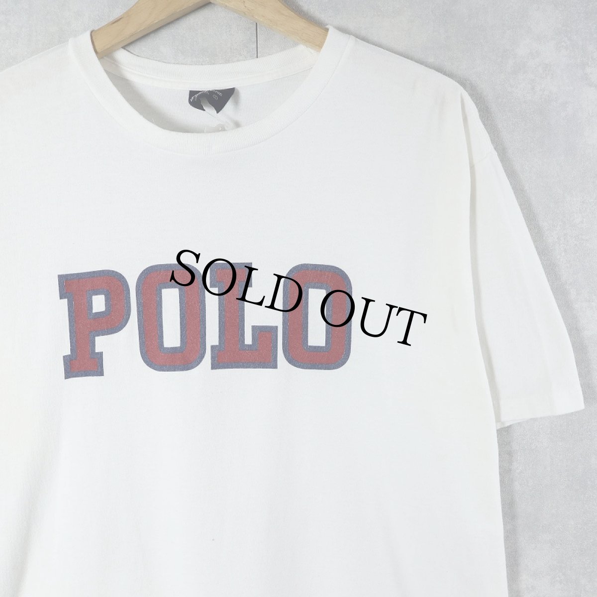 画像1: POLO Ralph Lauren ロゴプリントTシャツ L (1)