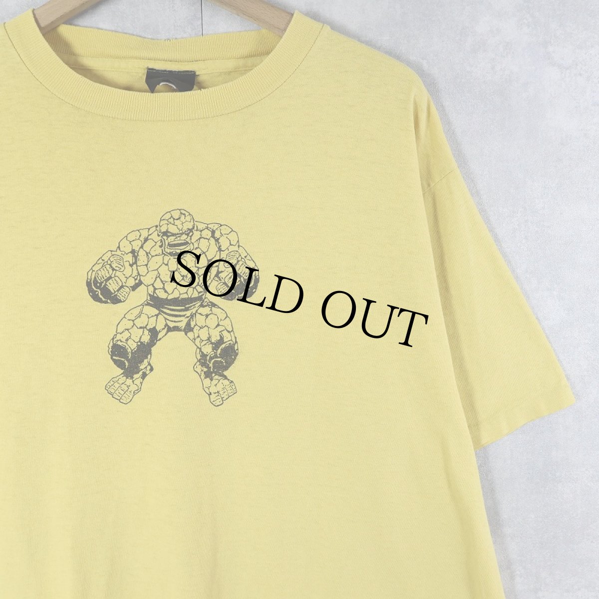 画像1: 90's FANTASTIC FOUR USA製 "The Thing" キャラクタープリントTシャツ XL (1)