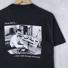 画像2: 90's USA製 "WMBR 88.1FM" 学生ラジオ局プリントTシャツ BLACK M (2)