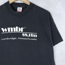 画像1: 90's USA製 "WMBR 88.1FM" 学生ラジオ局プリントTシャツ BLACK M (1)