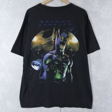 画像2: 90's DC COMICS USA製 "BATMAN FOREVER" キャラクタープリントTシャツ BLACK XL (2)