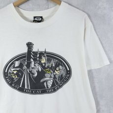 画像1: 90's BATMAN RETURNS USA製 キャラクタープリントTシャツ L (1)