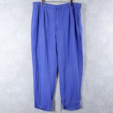 画像1: POLO Ralph Lauren 2タック リネンスラックス W39 (1)