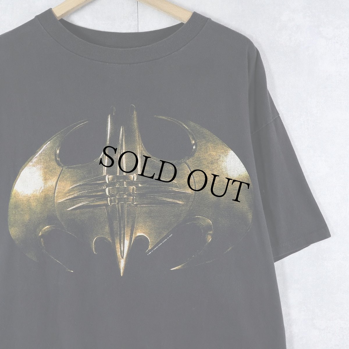 画像1: 90's DC COMICS USA製 "BATMAN FOREVER" キャラクタープリントTシャツ BLACK XL (1)