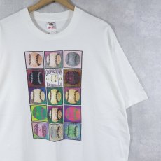 画像1: 90's COOPERSTOWN BASEBALL USA製 プリントTシャツ XL (1)
