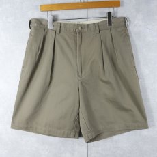 画像1: POLO Ralph Lauren "POLO CHINO" 2タック コットンチノショーツ W35 (1)