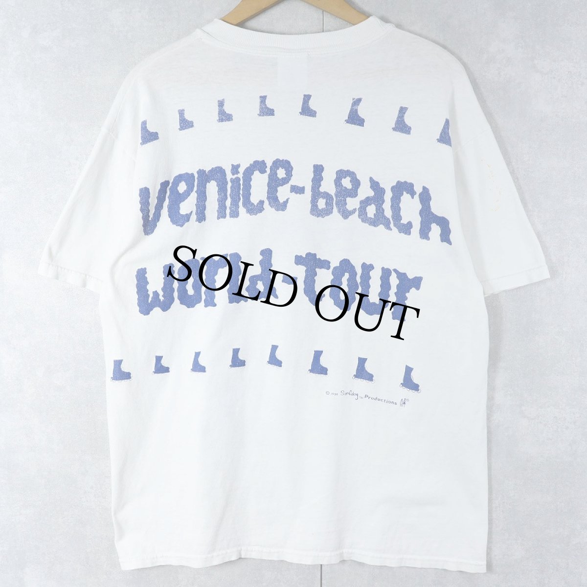 画像2: 1994 Harry Perry "venice-beach world-tour" ミュージシャンツアーTシャツ L (2)