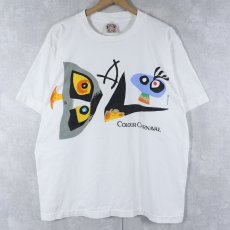画像1: 90's Tony Produvtions "COLOUR CARNAVAL" アートプリントTシャツ L (1)