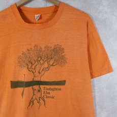 画像1: 70's Hanes USA製 "Tiadaghton Elm Classic" レースイベントプリントTシャツ L (1)