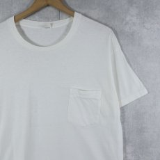 画像1: 90's GAP SPORTS USA製 無地ポケットTシャツ M (1)