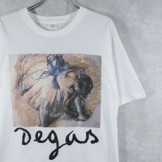 画像1: 90's Edgar Degas アートプリントTシャツ L (1)