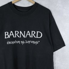 画像1: 90's "BARNARD" プリントTシャツ BLACK (1)