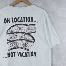 画像2: 90's "Studios are For Sissies." メッセージプリントTシャツ L (2)