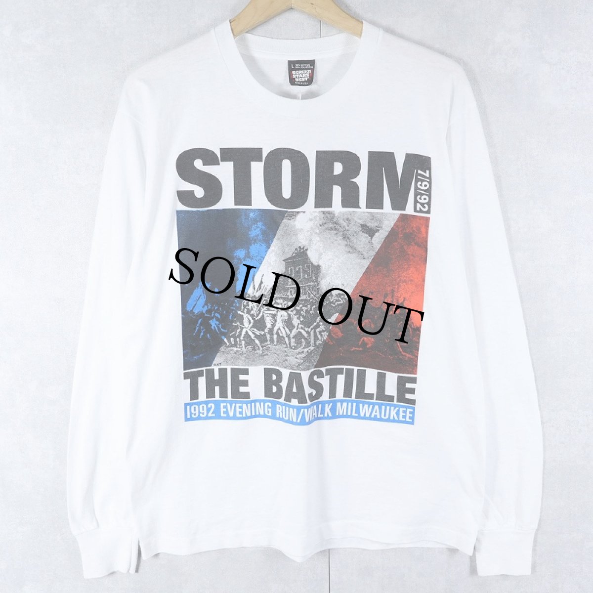 画像1: 90's USA製 "STORM THE BASTILLE" フェスティバルプリントロンT L (1)