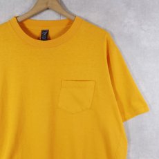 画像1: 90's LANDS' END USA製 無地ポケットTシャツ L (1)