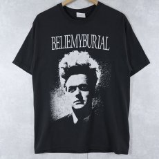 画像1: BELIE MY BURIAL パロディプリント デスコアバンドTシャツ BLACK M (1)