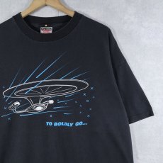 画像1: MURPHY'S ENTERPRISE テレビドラマパロディプリントTシャツ BLACK XXL (1)