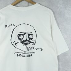 画像1: RHSA 学生自治会 プリントTシャツ XL (1)