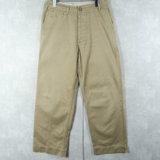 画像1: "U.S.ARMY TYPE" チノトラウザーズ W31 (1)
