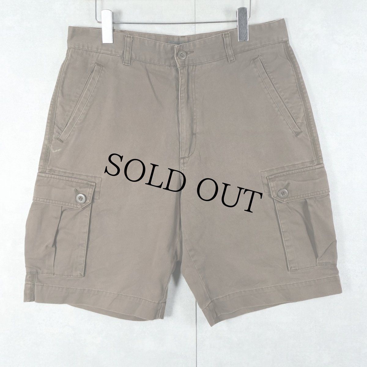 画像1: BANANA REPUBLIC チノカーゴショーツ W35 (1)