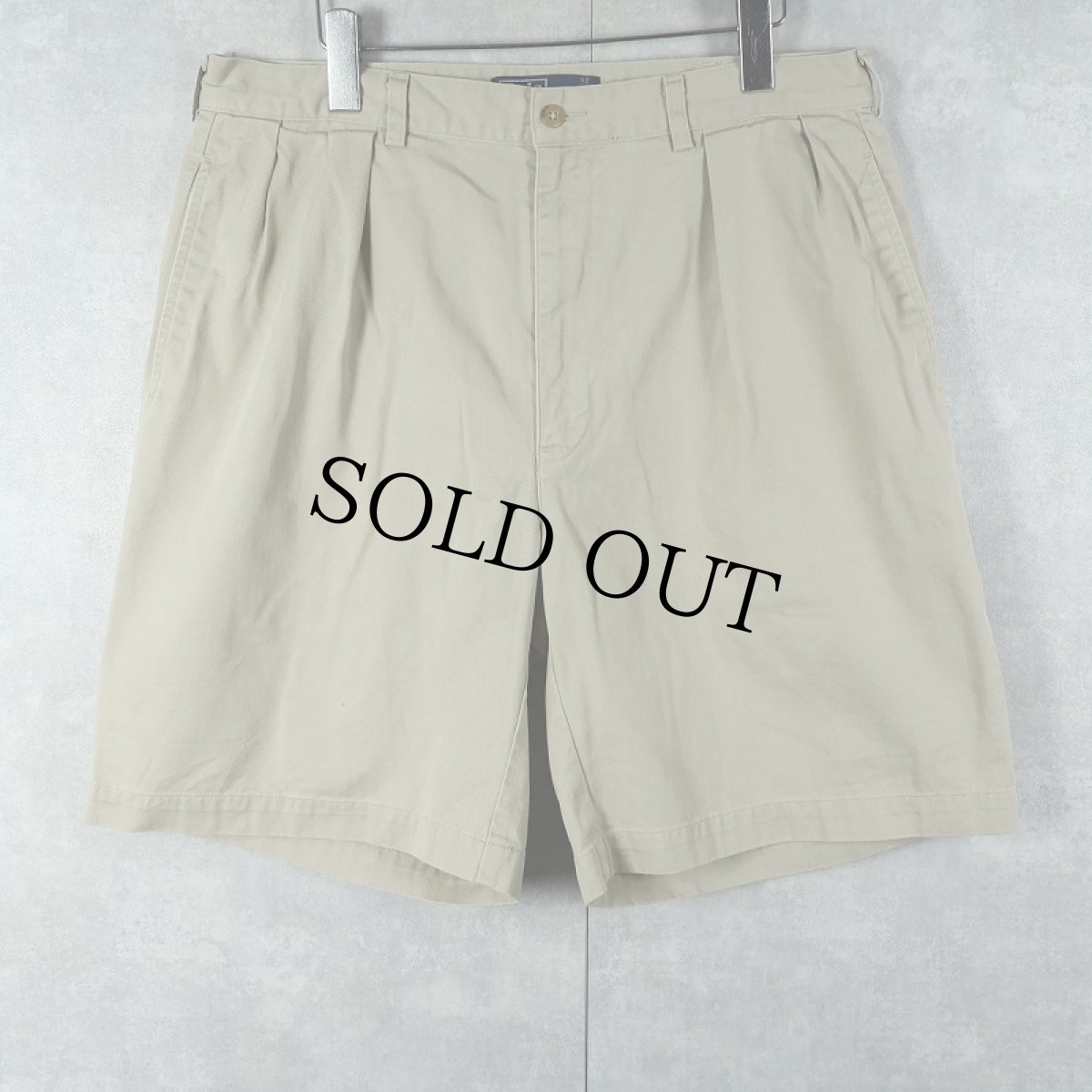 画像1: POLO Ralph Lauren "TYLER SHORT" 2タック チノショーツ W35 (1)