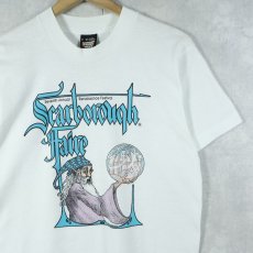 画像1: 80's USA製 "Scarborough Faire" フェスティバル プリントTシャツ M (1)