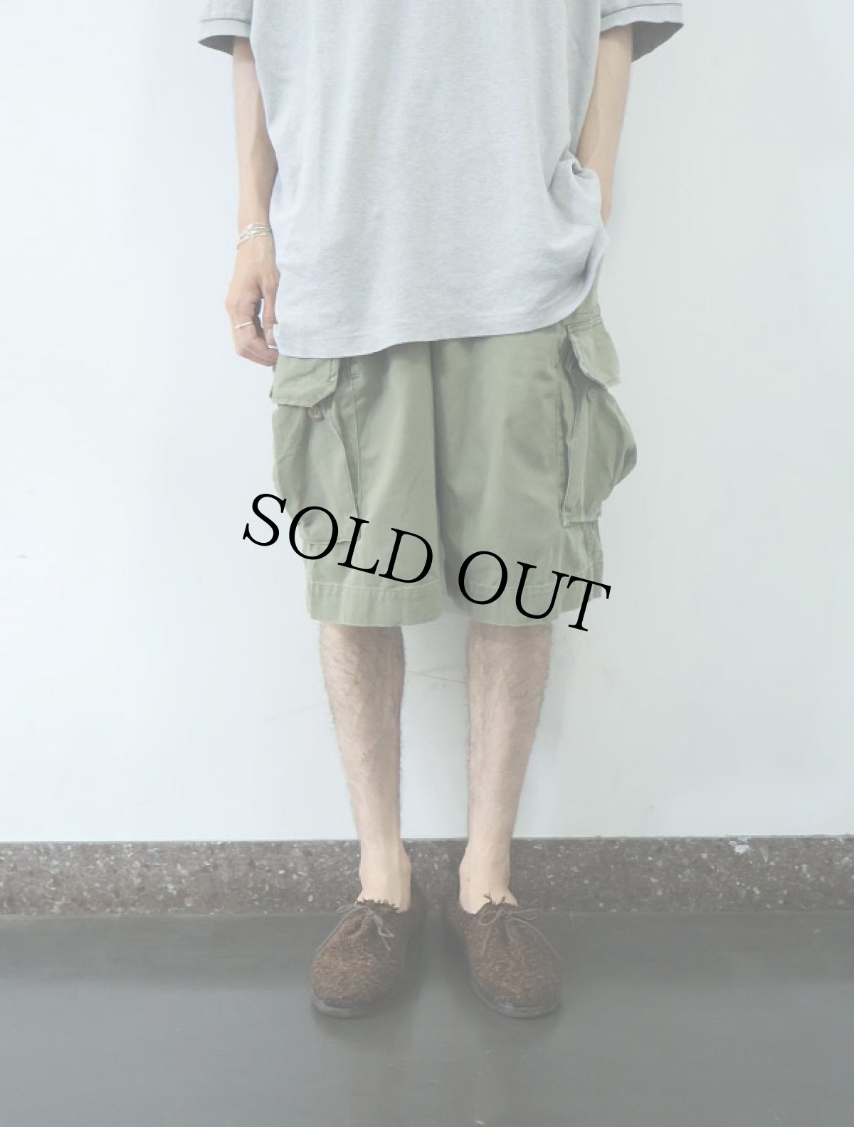 画像2: POLO Ralph Lauren "POLO CHINO" コットンチノカーゴショーツ W41 (2)