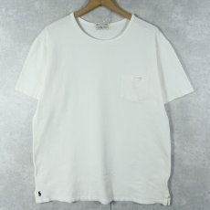 画像1: 90's Ralph Lauren USA製 鹿の子ポケットTシャツ L (1)