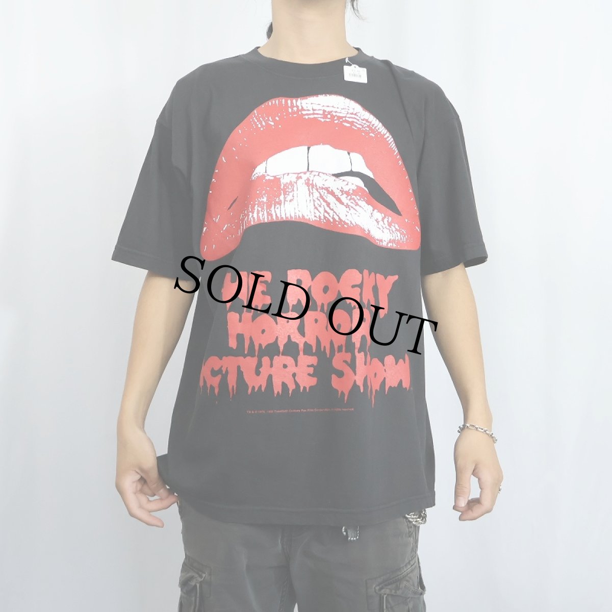 画像3: THE ROCKY HORROR PICTURE SHOW "ENTER AT YOUR OWN RISK!!" ホラー映画プリントTシャツ BLACK (3)
