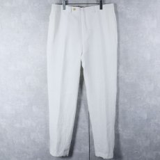 画像1: LAUREN RALPH LAUREN リネンスラックス W35 タグ付き (1)